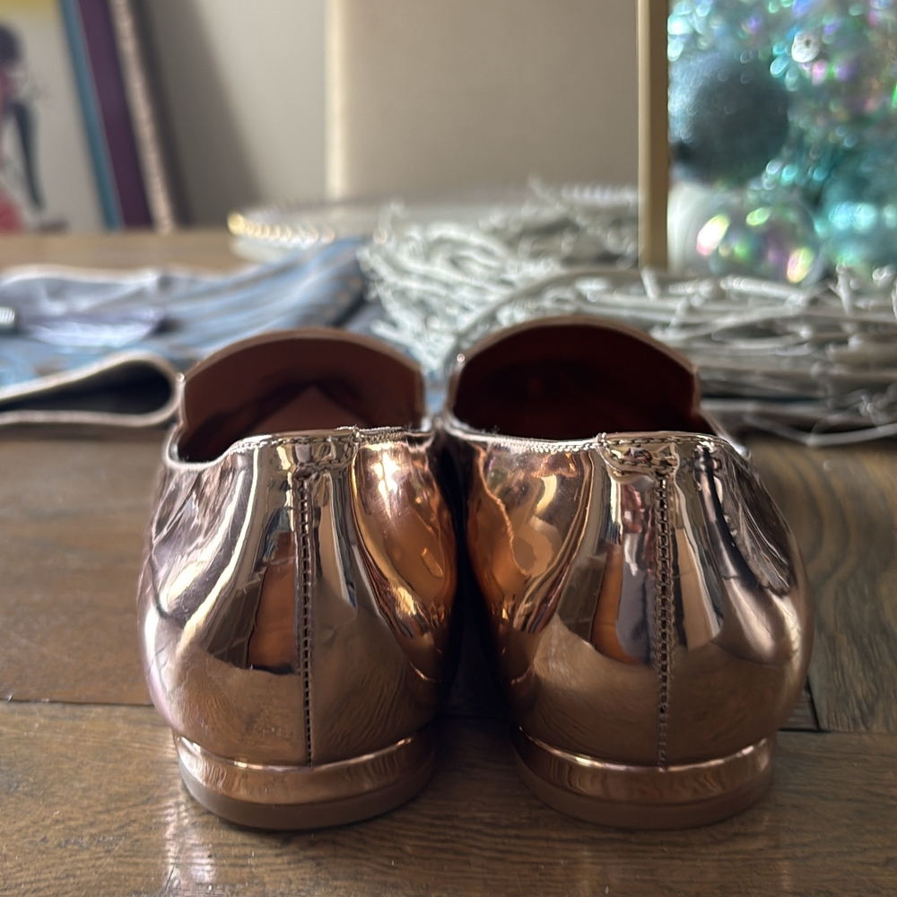 Nine West Rose Gold Loafers